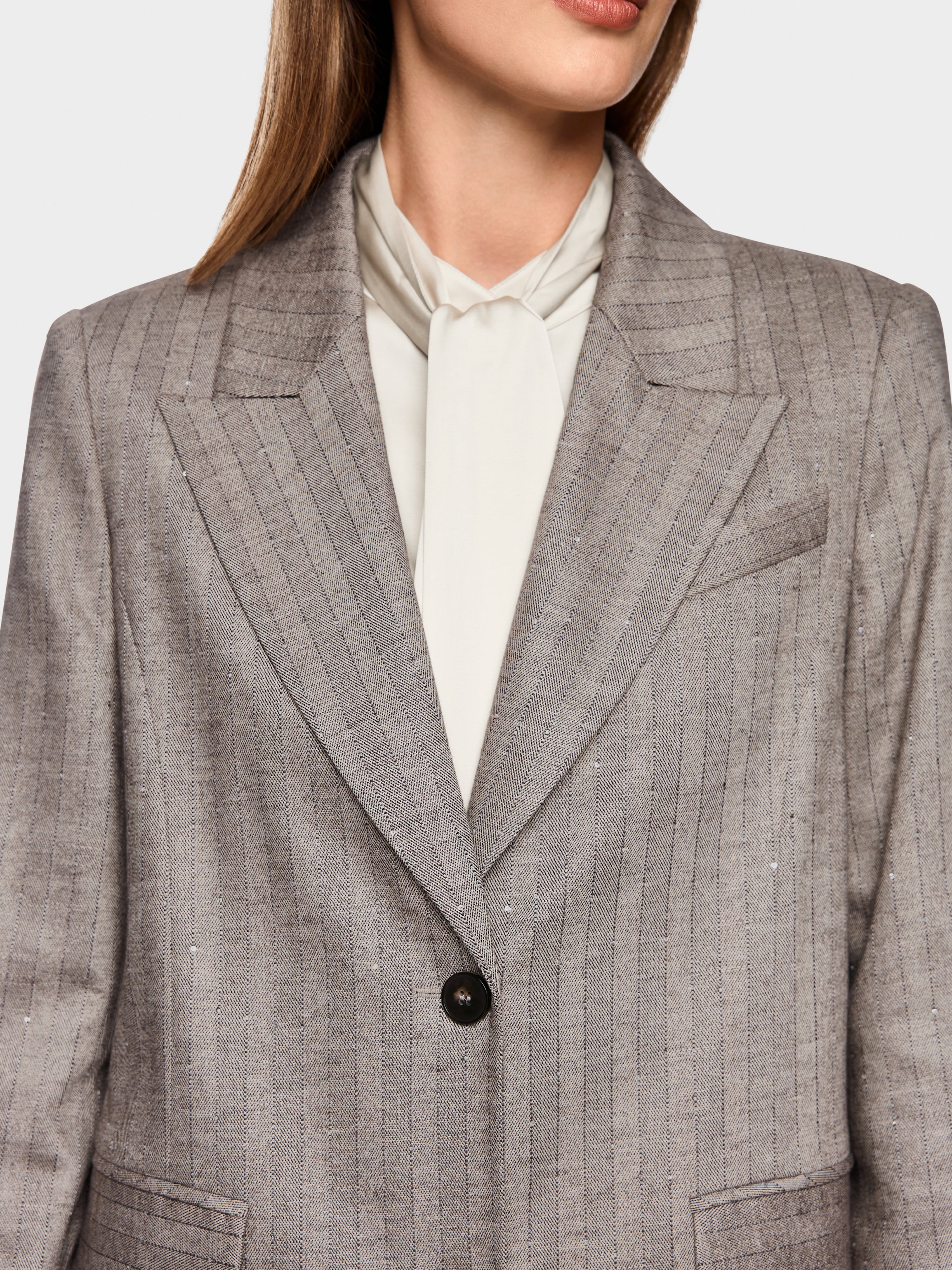 Marc Cain Elegant blazer with stripes