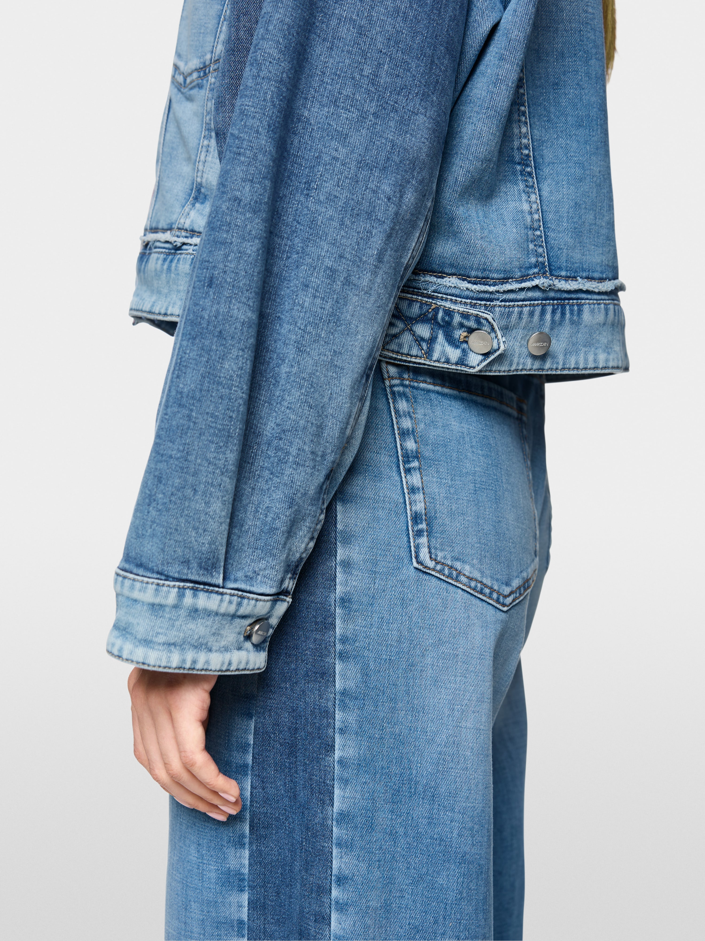 Marc Cain Denim jacket with decorative button