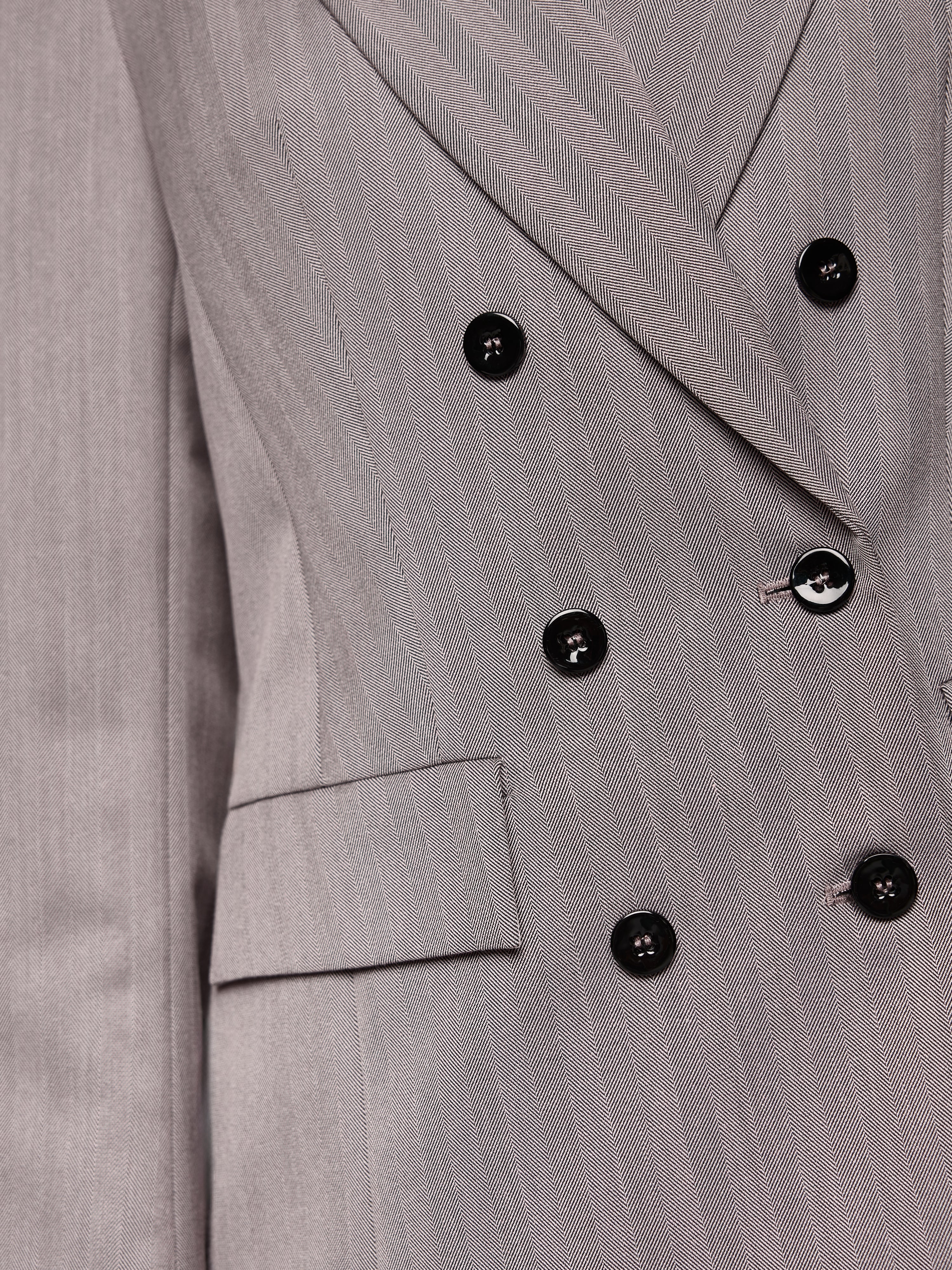 Marc Cain Oversized herringbone blazer