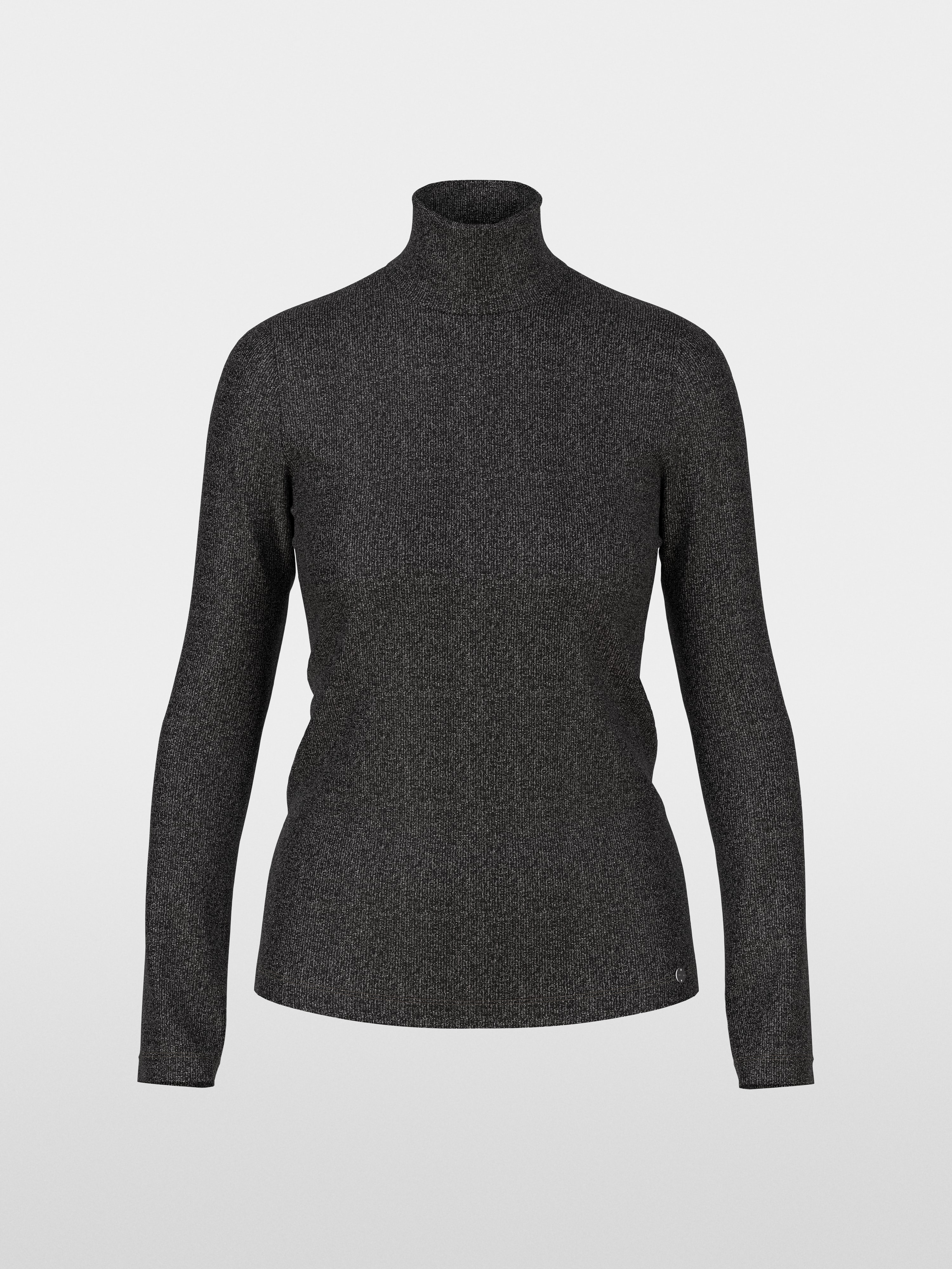 Marc Cain Slim-fit lurex long-sleeved top