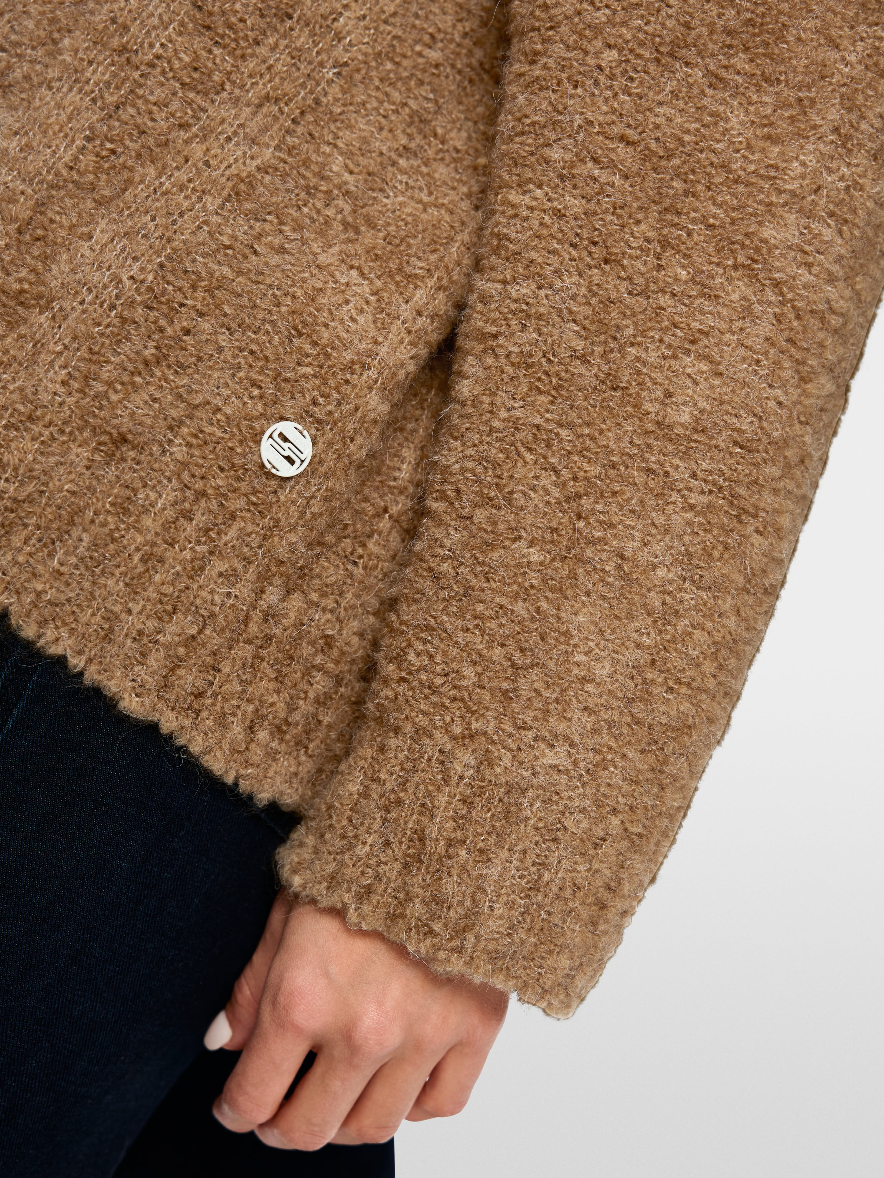 Marc Cain Jumper with alpaca – Knitted in Germany