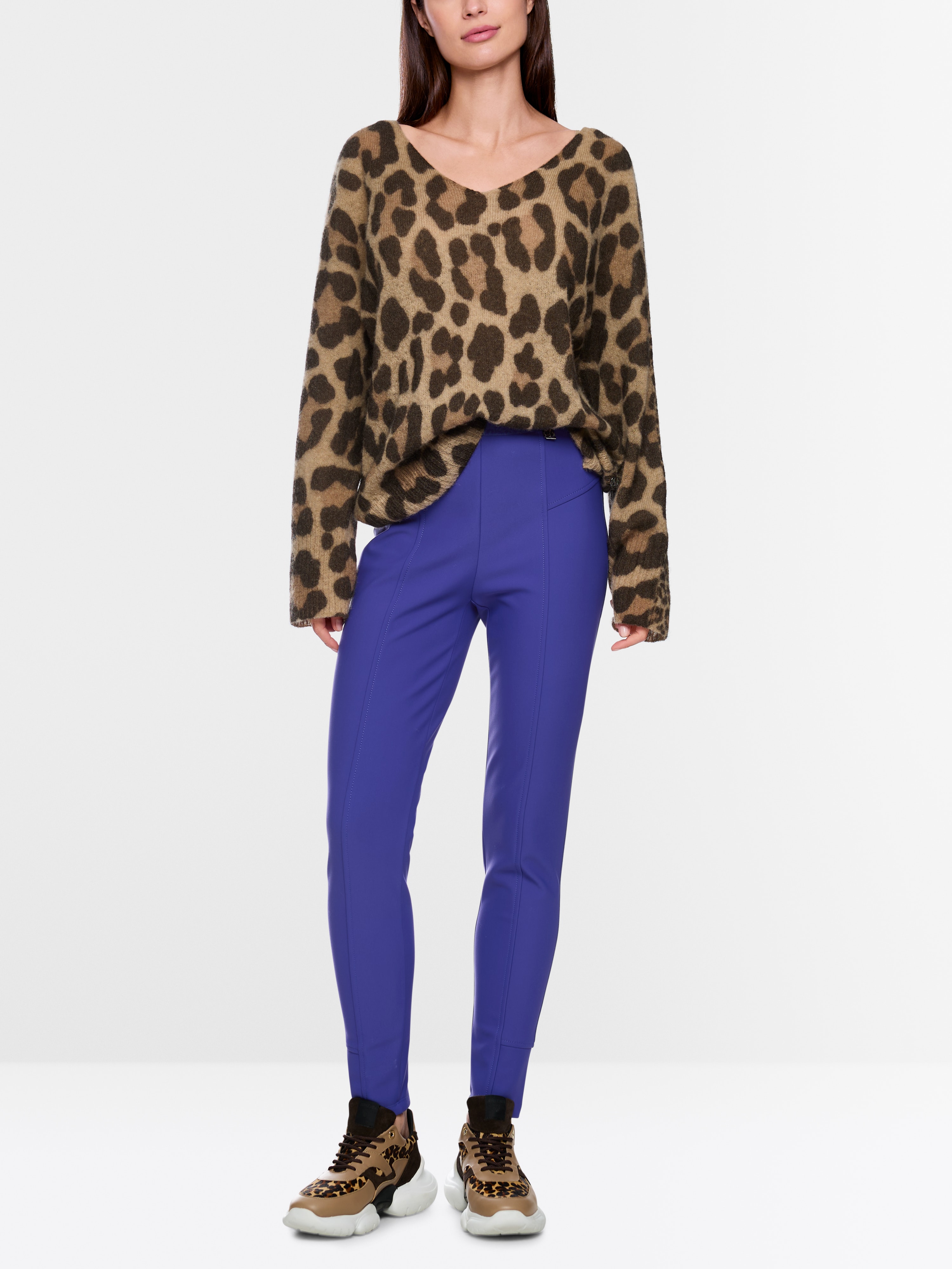 Marc Cain SOFIA slim fit pull-on trousers