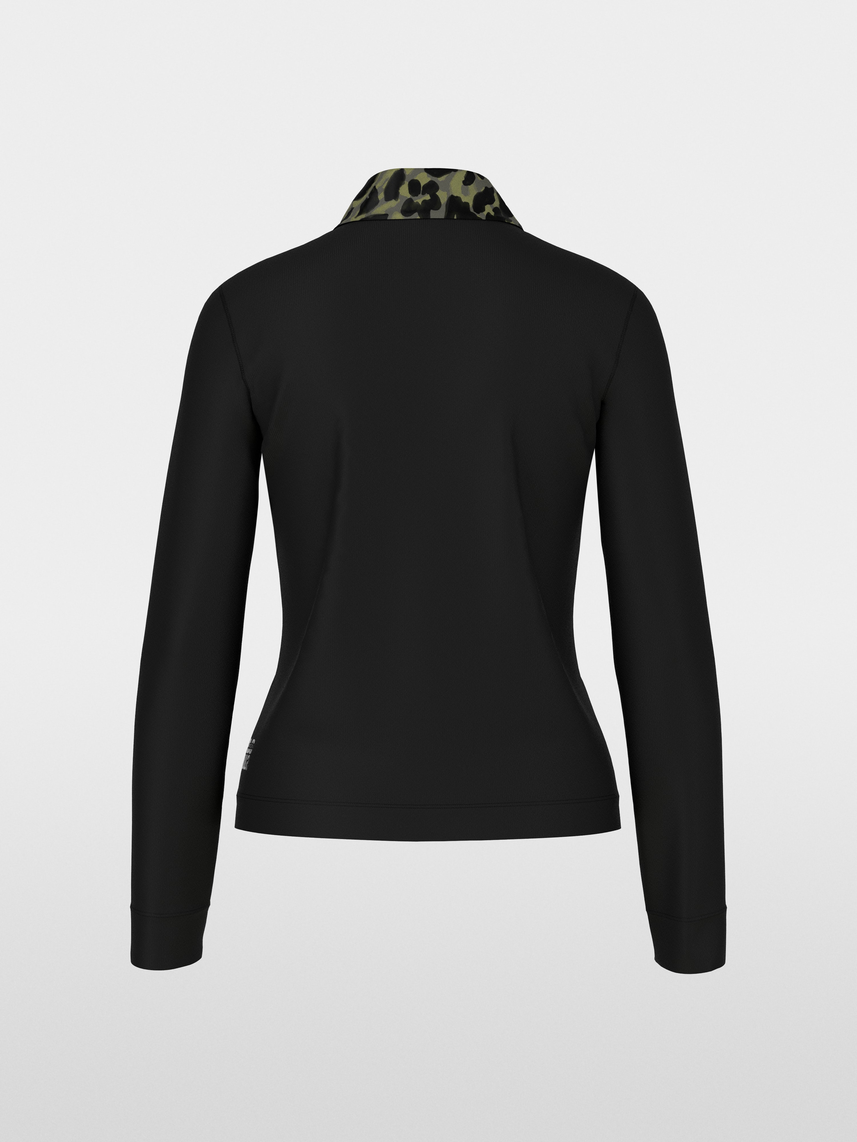 Marc Cain Jersey jacket with cube print details