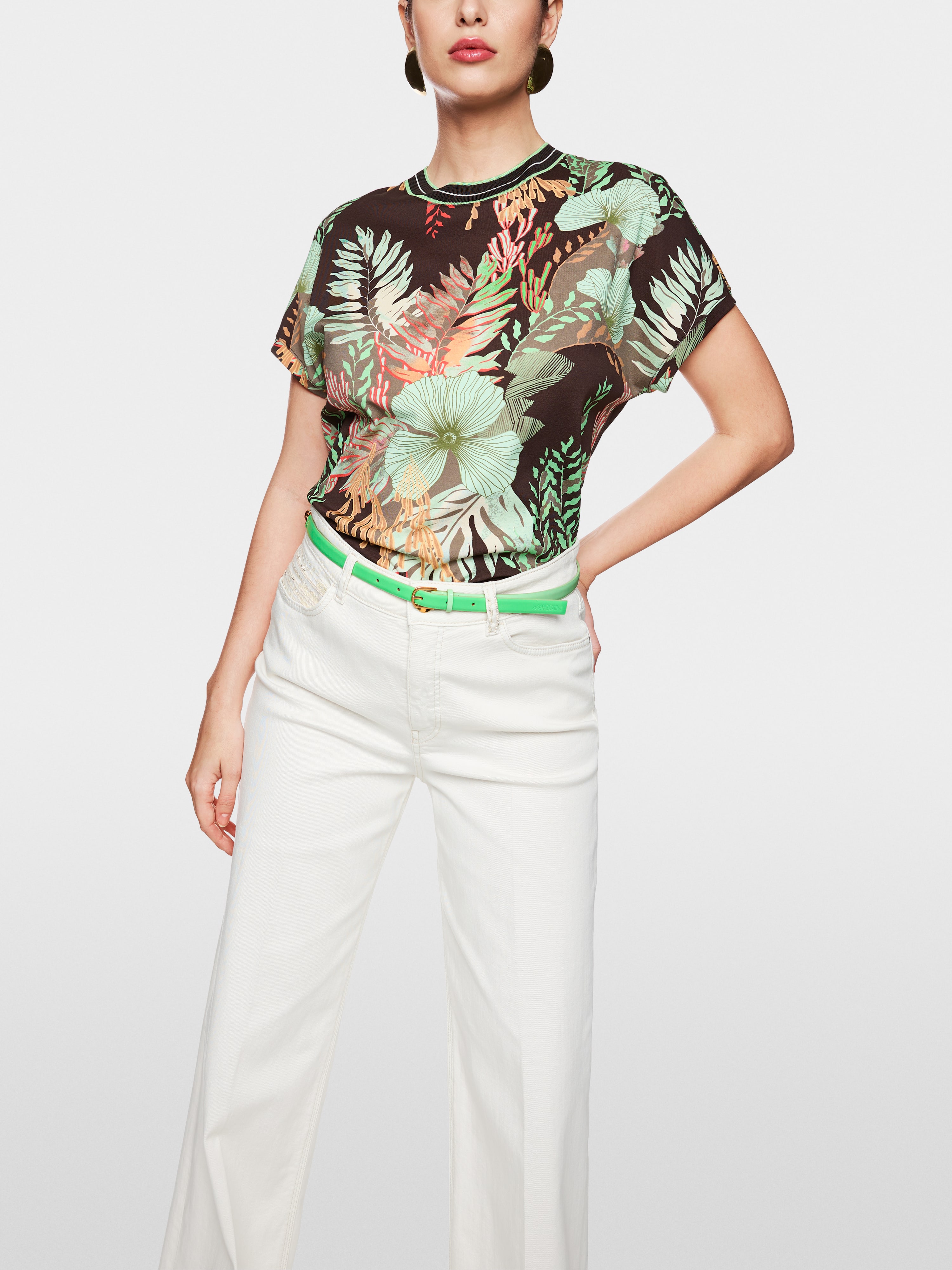 Marc Cain T-shirt with floral print