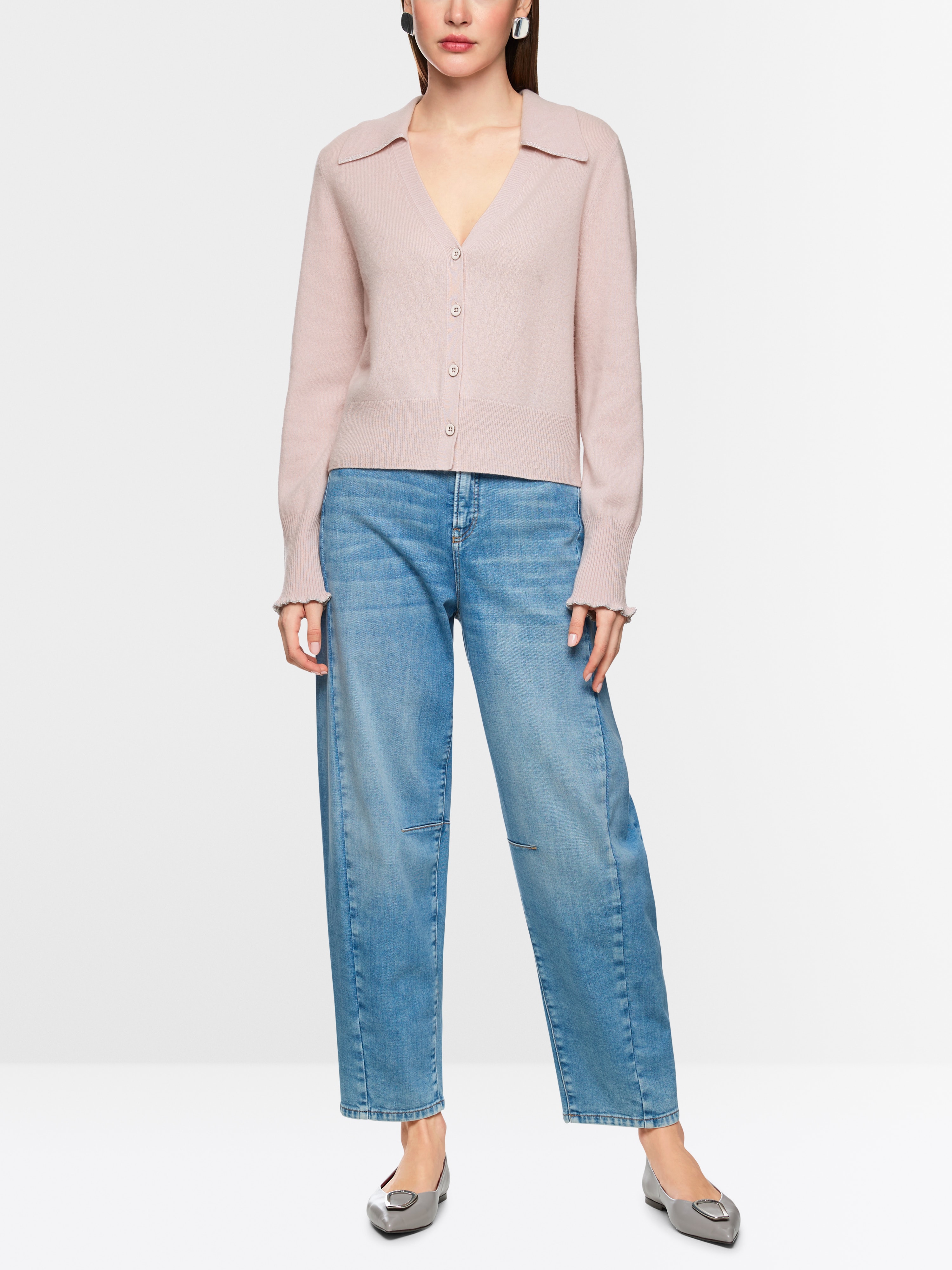 Marc Cain Cropped cashmere cardigan