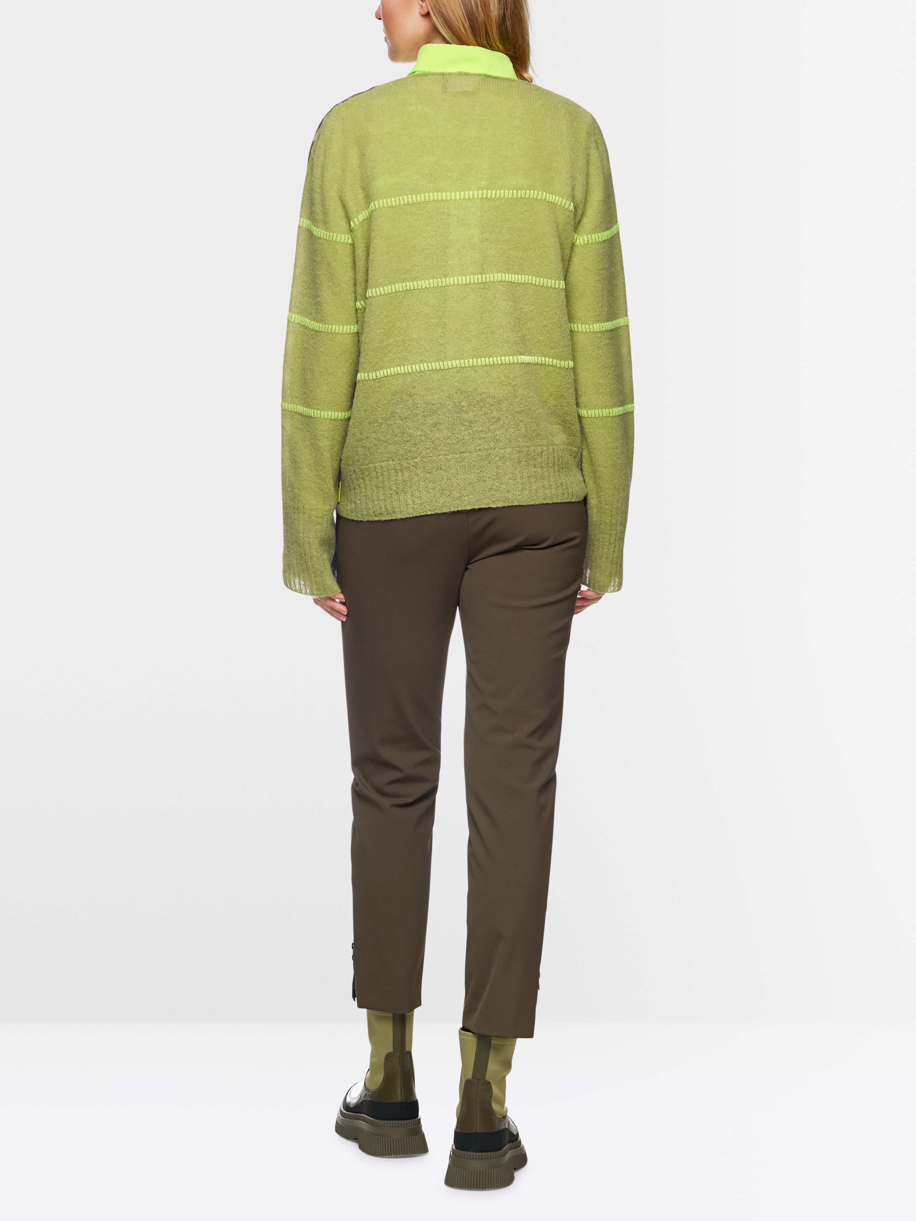 Marc Cain Knitted in Germany fine leo jumper