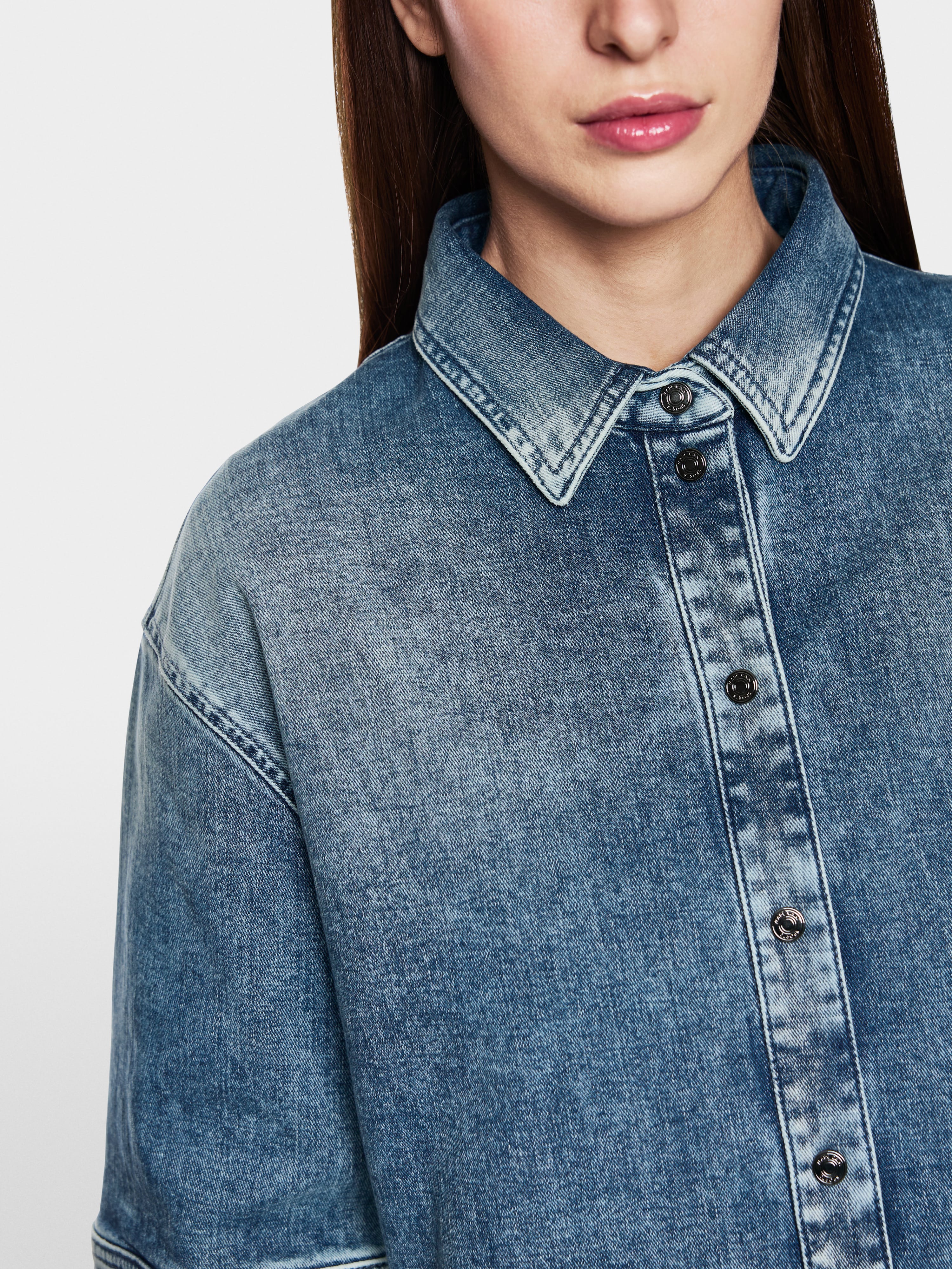 Marc Cain Rethink Together denim blouse