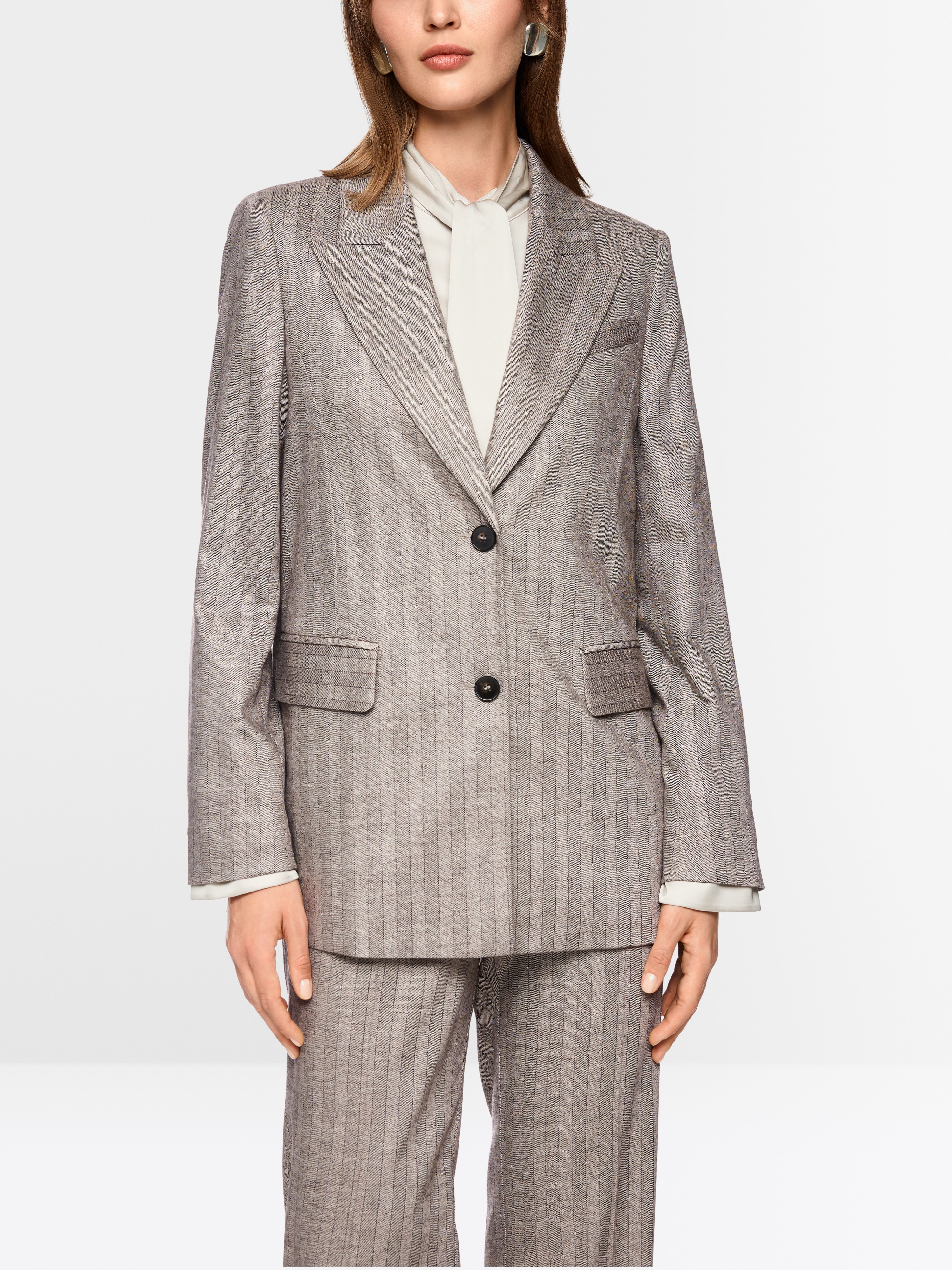 Marc Cain Elegant blazer with stripes