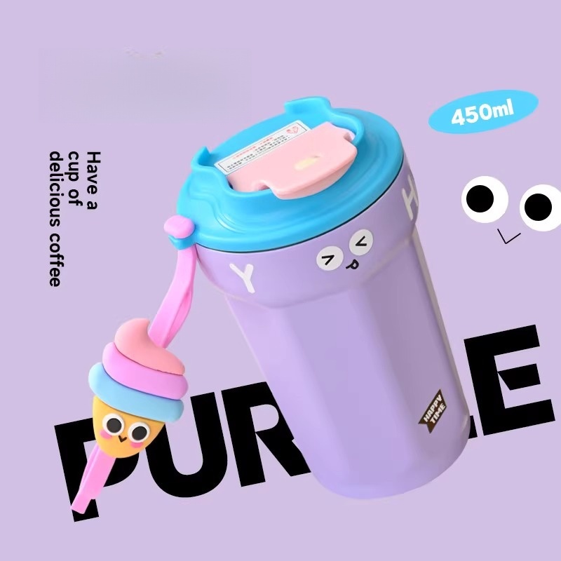 Broccoli Cartoon Thermos Cup