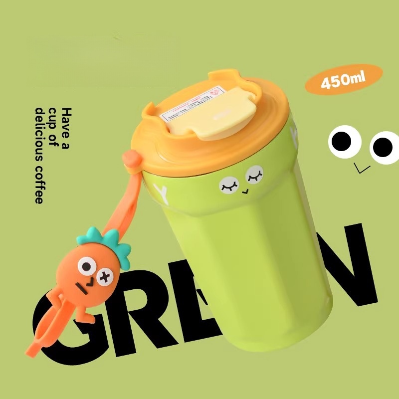 Broccoli Cartoon Thermos Cup