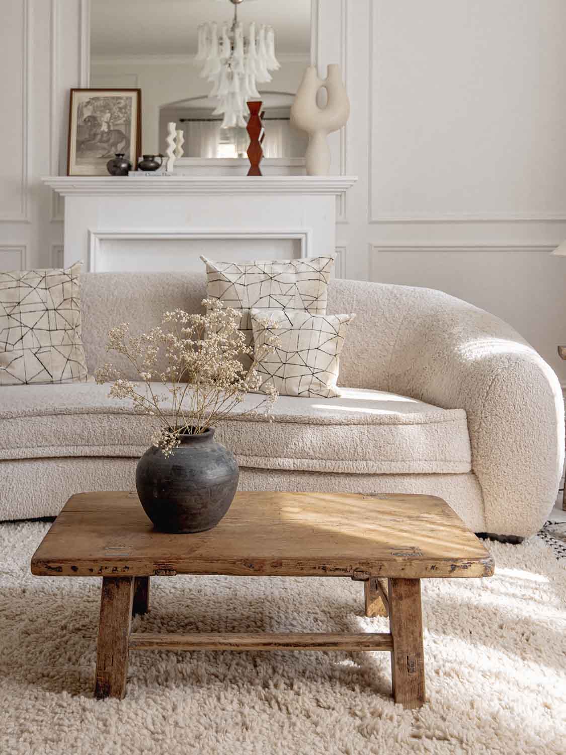 Antiker Couchtisch Louisiane