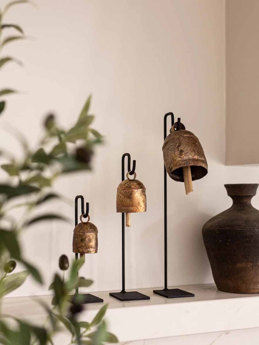 Kupferglocken Set vintage