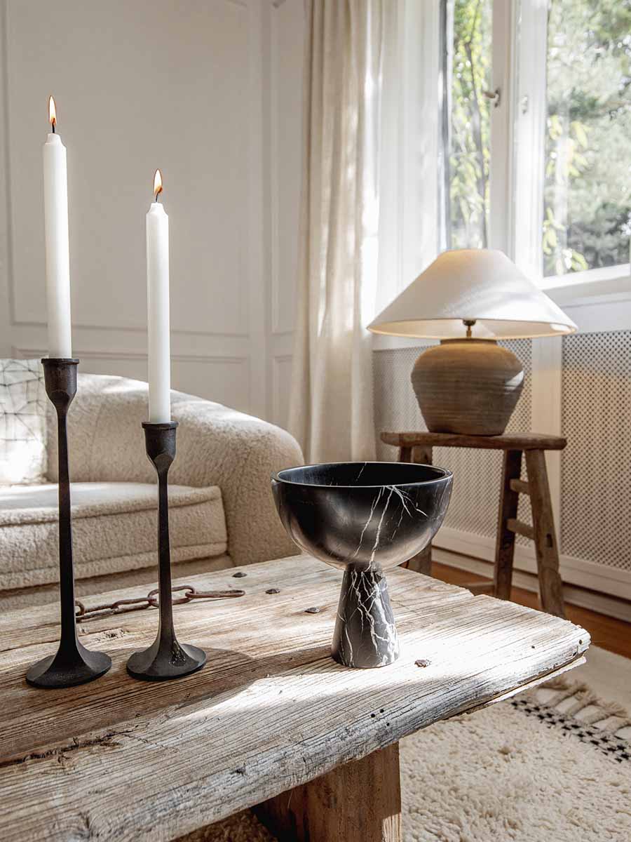 Marmor Schale schwarz