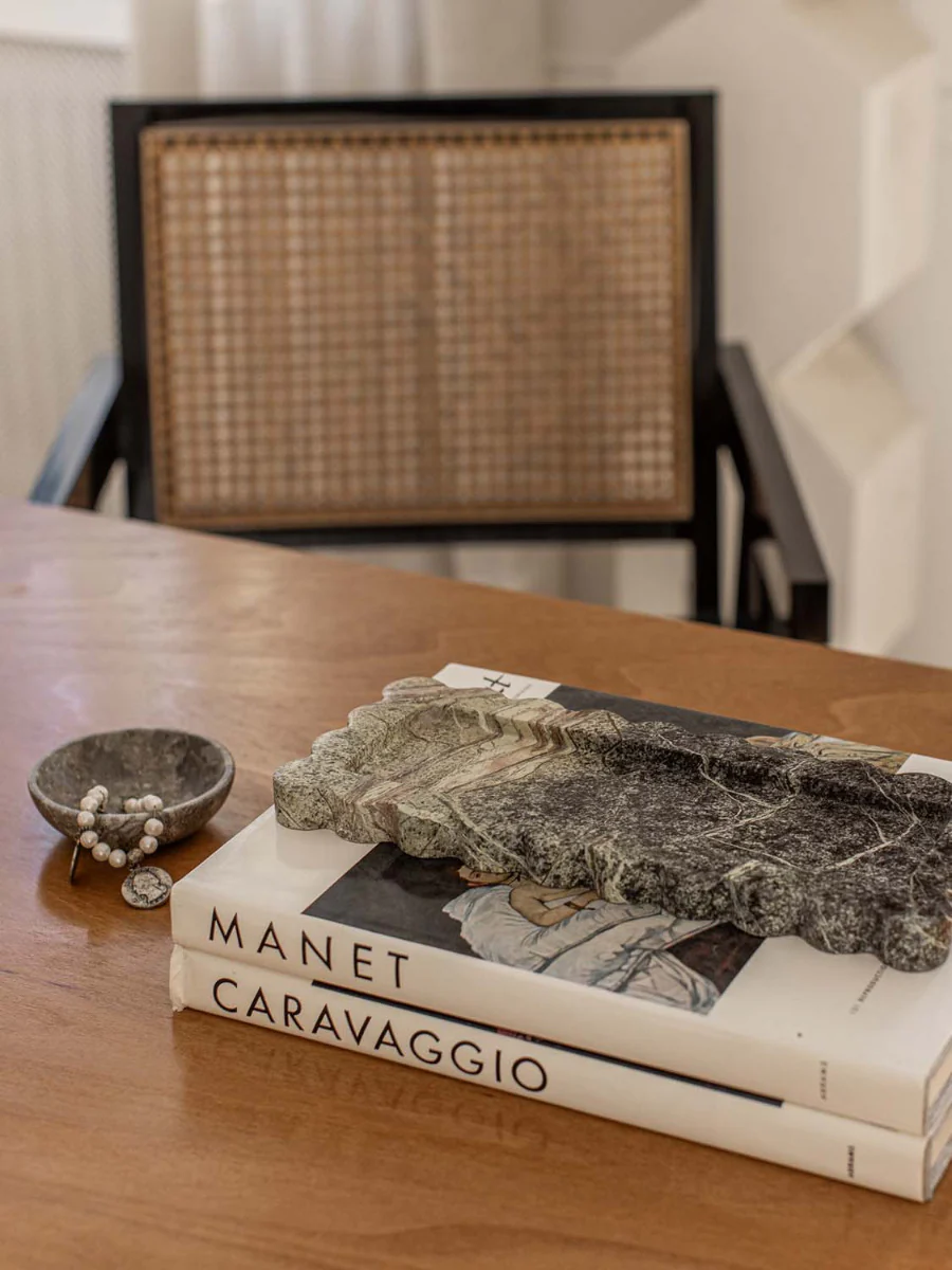 Marmor Tablett in Deep Forest