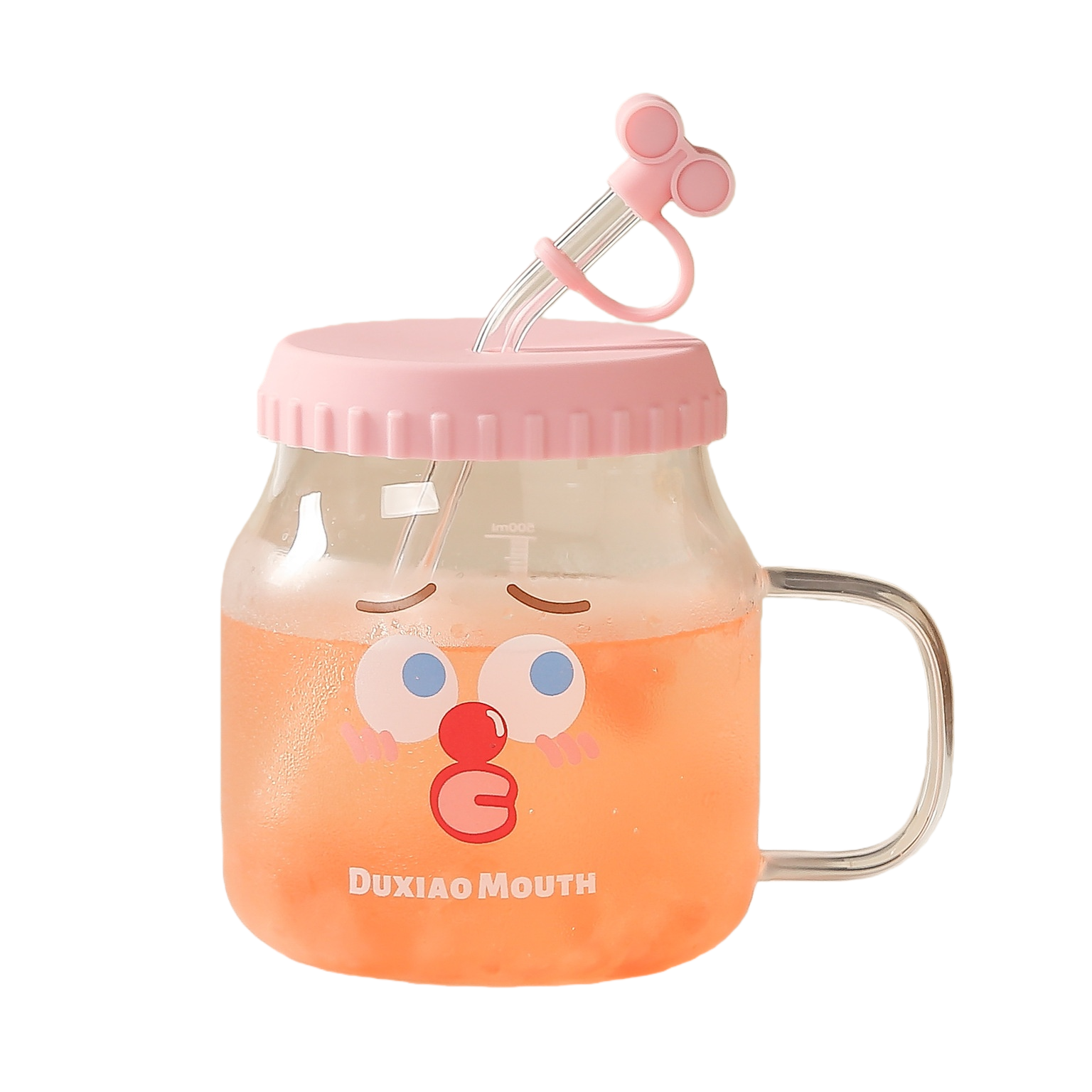 Straw Mug with Handle